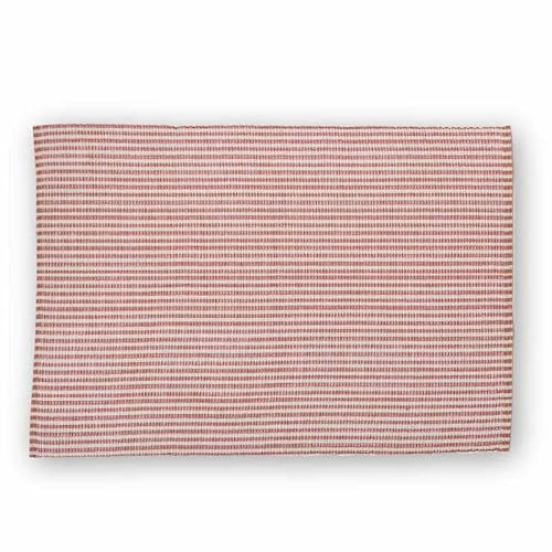 Tischset Gastro aus Baumwolle Rib Terracotta beige 35x50cm 2er Set