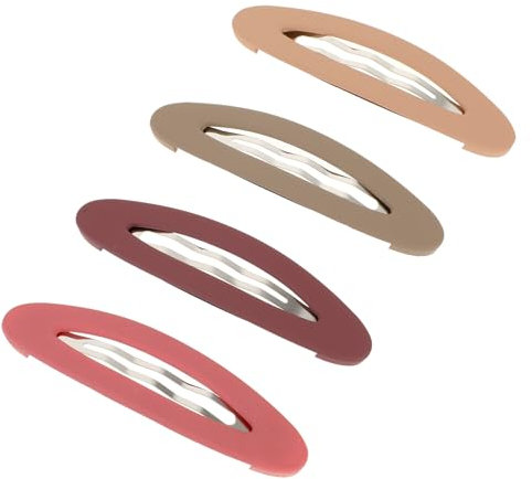 Molain 4 pinzas para el pelo grandes para mujer, 9 cm de largo, pinzas para el pelo grandes, pinzas para el pelo para niñas, accesorios para el cabello grueso, fino y fino