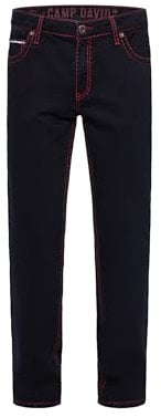 Camp David Herren Jeans CO:NO Comfort Fit Deep Blue Black 34 30
