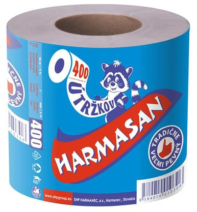VEPATIM 50 Toilettenpapier WC-Papier natur 1-lagig Harmasan 400 Blatt 50 m