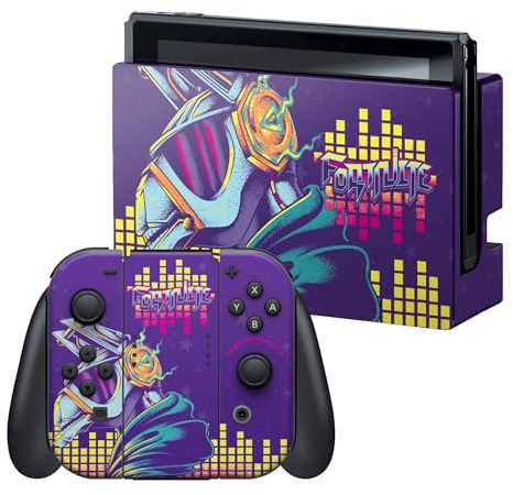 Razer Fortnite Skin pour Console Switch (2017) – Film en Vinyle moulé 3M de qualité supérieure – Protection Contre Les Rayures – Designs et Finitions Uniques – Application Facile – DJ Yonder