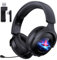 Gtheos Cuffie da gioco wireless da 2,4 GHz per PS5, PS4, PC, Switch, giocatori Fortnite/Minecraft/FPS, cuffie da gioco Bluetooth 5.3 con microfono a cancellazione del rumore, batteria 45H+, suono