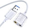 MOSWAG USB Carte Son Stéréo(1Pack), Adaptateur Splitter Mic pour Casque, Carte Son Externe, USB Mâle à Double Câble Audio Femelle 3,5 mm Compatible avec PC, Ordinateur Portable, Bureau, PS4, PS5