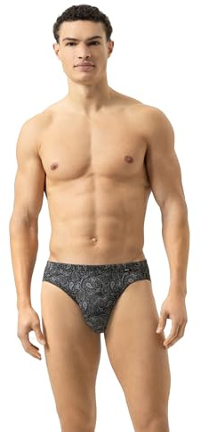 Mey Herren Slip Serie BC Paisley | Klassischer Sitz, Hoher Beinausschnitt, Innenliegender Webbund, Formstabil, Micro-Polyester-Qualität, Gr. 4-8