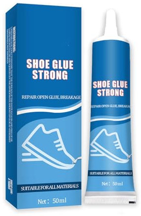 Glue di riparazione di scarpe - colla per stivale da 50 g | Kit di riparazione di scarpe comode | Riparazione di colla scarpe resistenti ad alta temperatura per scarpe da ginnastica, stivali