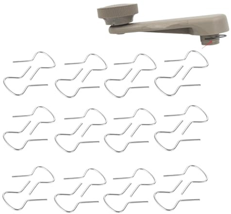 24 clip di fissaggio in metallo per maniglie dei finestrini dell'auto, universali per berlina, SUV, camion e camper