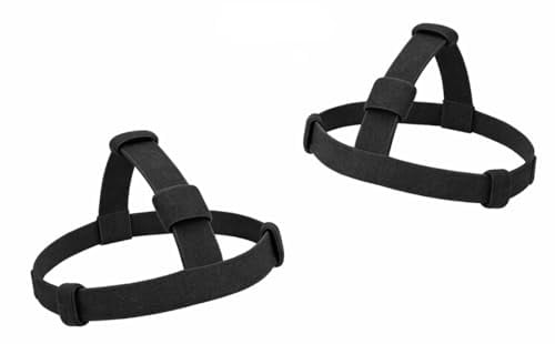 Vidsmow 2 PCS Sangle de Lampe Frontale, Bandeau Élastique de Rechange Confortable pour De Nombreux Modèles De Lampes Frontales, Accessoire Durable et Pratique, En forme de T