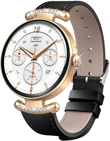 Smartwatch Herren Damen mit Telefonfunktion, 100+ Sportmodi Smart Watch