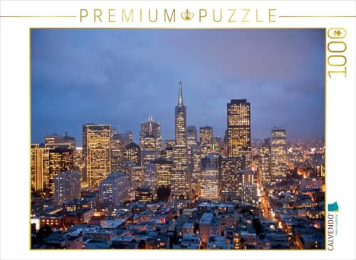 CALVENDO Puzzle San Francisco Skyline | 1000 Teile Lege-Größe 64 x 48 cm Foto-Puzzle für glückliche Stunden