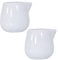 2 PCS 150 ml Blanc Petit pichet en céramique de cuisine verseur Tasse à café crème Sauce par +ing
