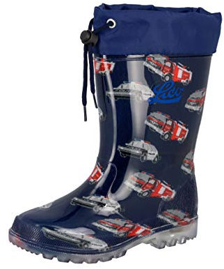 Lico Niños Powerlight W Blinky Botas de agua, Azul (Marine/Rot/Blau Marine/Rot/Blau), 32 EU