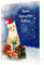 Extra große Weihnachtskarte, Klappkarte, XXL DIN A4. Mit Name und Ihrem Wunschtext. Inklusive Umschlag.