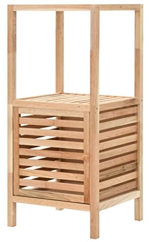 vidaXL Massives Nussbaumholz Badezimmerschrank Badschrank Badmöbel Badregal