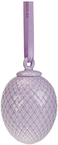 Lyngby Porcelæn Hängeschmuck H7.5 cm Rhombe Dekoration klassisches Design, lila