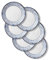 Corelle 1137568 Style Collection Lunch Plates, Glass, Portofino