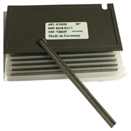 10 x Hobelmesser 82mm Hartmetall für DeWalt DW677 Bosch PHO15-82 Bosch PHO20-82 BNIP Hergestellt von Xcalibur Tooling