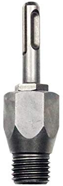 Dtacke SDS-Plus Arbor Adapter Hammer Diamond Core Drill Bits Connecting Hammer Drill Bit Accessories (Round Shank)