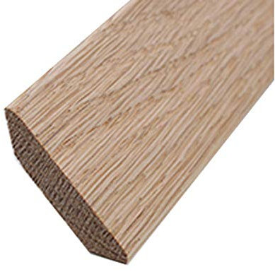 Ross Sockelleiste Massivholz 22 x 32 mm Ahorn roh 50 Meter