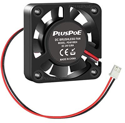 PLUSPOE 24V Brushless DC Cooling Fan 40mm x10mm Speed 6800 RPM Fans for 3D Printer Humidifier Aromatherapy and Other Small Appliances