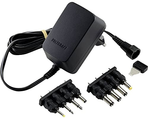 VOLTCRAFT VC-11258680 Netzteil 3 V/DC, 4,5 V/DC, 5 V/DC, 6 V/DC, 7,5 V/DC, 9 V/DC, 12 V/DC, 0,6 A 7,2