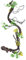Oumefar Künstliche Reptilien Vine Climber Jungle Forest Bend Zweig Terrarium Cage Decor Künstliche Kletterpflanzen für Eidechsen Frösche Schlangen(L)