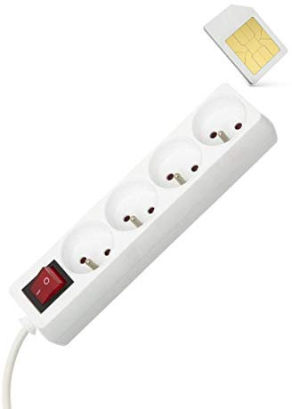 Spy Tec | Micro GSM Espion dans Multiprise 4 Prises - Ecoute en Direct à Distance - Mouchard GSM - Made in France