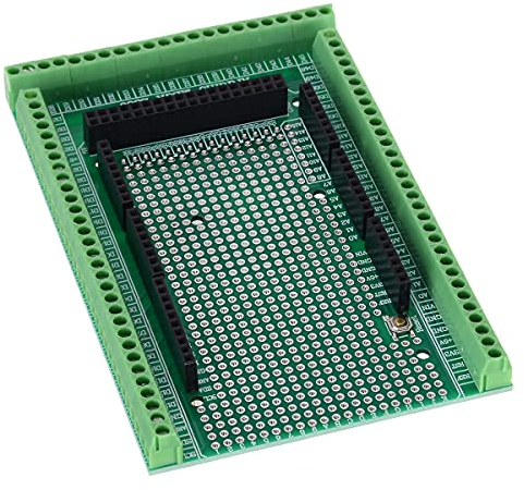 Chesoon Prototipo Kit Scheda Schermatura Morsettiera a Vite, Circuito Schermato Pre-saldato per Arduino MEGA-2560 R3