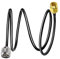 TUOLNK Cable coaxial de SMA a N RG58 3.3 pies (1M) Cable de extensión de antena WiFi de baja pérdida Cable coaxial negro SMA macho a N macho de 50 ohmios para antena de radioaficionado 3G 4G LTE