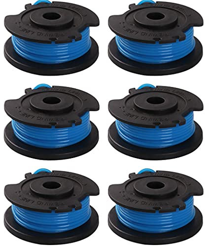 6 Pcs Spool & Line Replacement for Karcher LTR 18-30 (14443120) for Greenworks 29252 21332 21342 24V 40V 80V Edge Strimmer, Replace 2.444-016.0
