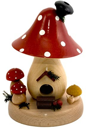 SCHENK HOLZKUNST Räucherpilz Fliegenpilz, spitz-groß