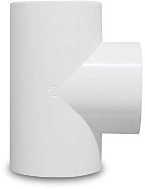BZIHIZO T Conduit pour système de ventilation - 150 mm - Raccord de tuyau de ventilation - Tube rond en ABS