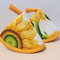 Ricami Fiorentini Baldi Set 2 presine cappuccio da cucina in cotone 100%, presine divertenti, presine campanella, presine colorate. Prodotto Artigianale Toscano (Girasole, 2 presine)