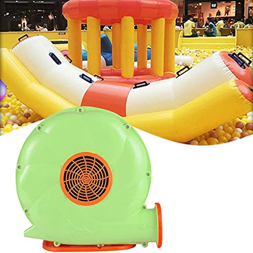 lkpqdwqz Blower Waterproof Inflatable, Electric Inflatable fan,Perfect for Small Inflatable Water Bounce House, Inflatable Arch, Small Bouncy Castle,green (550W) (370W)