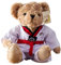 25 cm Taekwondo-Teddybär Plüschtiere Kuscheltier Gefüllte Tier Bärenpuppe Kuscheliger Plüsch-Bär Spielzeug Kreatives Geschenk zum Geburtstag Weihnachten
