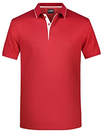 James & Nicholson Herrenpolo Multi Stripe - Klassisches Polo mit Kontraststreifen