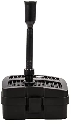 AquaForte GFU-5005 Bomba de Fuente + 5W UV-C, Potencia 38W, Max, Altura 2 metros, Max, Caudal 2 m3 por hora, Max, Tamaño del estanque 2,5 m3, Conexión 13/19/25 mm, Agua clara