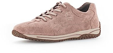 Gabor Damen Low-Top Sneaker, Frauen Halbschuhe,Wechselfußbett,Moderate Mehrweite (G),Strassenschuhe,Sportschuhe,Dark-Rose,38 EU / 5 UK