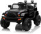 LALAHO Voiture Véhicule électrique Enfant 12V avec télécommande à 2,4 GHz,V. Max. 2,8 Km/h télécommande Effets sonores，Noir