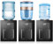 Wasserspender mit Zapfhähnen, Elektrischer Wasserspender Büro 220V, Getränkespender, Kaltes und warmes Wasser, Wasser Spender Kompatibel mit 3,5 L/5 L/10 L und 18.9 L Wasserflaschen