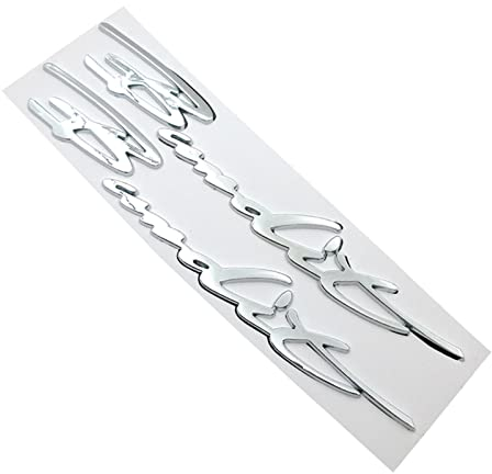 FLYIFE 1 Paar Motorrad Chrom Aufkleber Emblem Abzeichen Aufkleber 3D ABS Tank Rad Logo Für Suzuki Bandit 600 650 1200 1250 2021 Zubehör