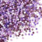 Boutigem Perles de poney violettes, 100g, 4mm, rocaille en verre, pour la saint-valentin, collier, Bracelet, boucle d'oreille, fabrication de bijoux