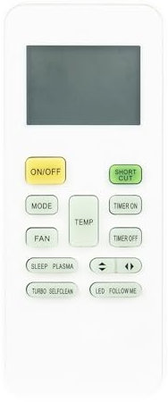 ALLIMITY Mando a Distancia Aire Acondicionado Compatible con MIDEA AC A/C RG52A8/BGEF RG52A8-BGEF G52A8BGEF