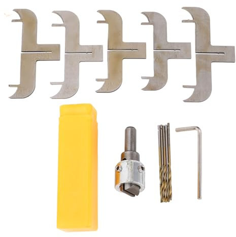 Wood Bracelet Milling Cutter Set for DIY Jewelry Making Steel Ring Drill Bit Woodworking Tool