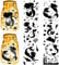 CREATCABIN 24 Sheets 6 Styles Mermaid Mason Jar Decals Ocean Summer Stickers Die Cuts Silhouettes Self-Adhesive PVC Waterproof for Craft Scrapbook Lantern Jars Wall Window Glass Phones Cup 7.8x5.9Inch