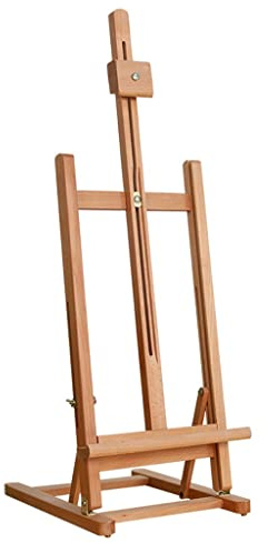 Soporte de mesa pequeño para bocetos, soporte de pintura al óleo de pino, multicolor (D como se muestra)