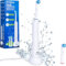 OptiSmile® Elektrische Zahnbürste met 3 Einzigartige Reinigungsmodi | Zahnbürste Elektrisch 8800 Umdrehungen pro Minute | Zahnbürste mit Intelligentem Timer, Ink. 2 Bürstenaufsätze | Weiß