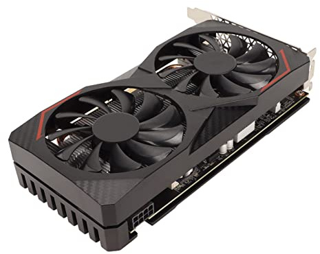 Denash Gaming Graphics, RX6600 8GB GDDR6 128bit PCI Express 3.0 Dual Fan Gaming Graphics Card, 1080p Video Card, for Desktop Computer