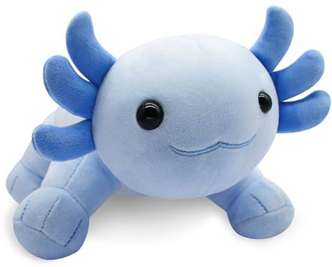 Desdfcer Axolotl Plüschtier,Axolotl Kuscheltier Stofftier,Axolotl Plüsch Plüschkissen Spielzeug,Axolotl Kissen Puppe,Geschenk für Kinder,Mädchen,Jungen,Weihnachten