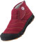 Generico Scarpe Stringate Donna Stivali Pioggia Donna Coppia di Stivali da Neve da Uomo, Stivali da Neve Alti alla, Scarpe da Ginnastica Casual, Stivali da Neve da Anfibi Donna Platform (Wine, 36)