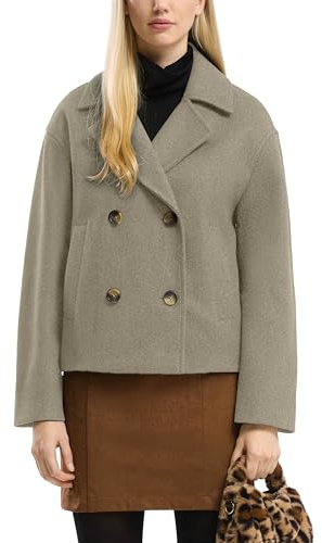 QS Cabanjacke in Wolloptik